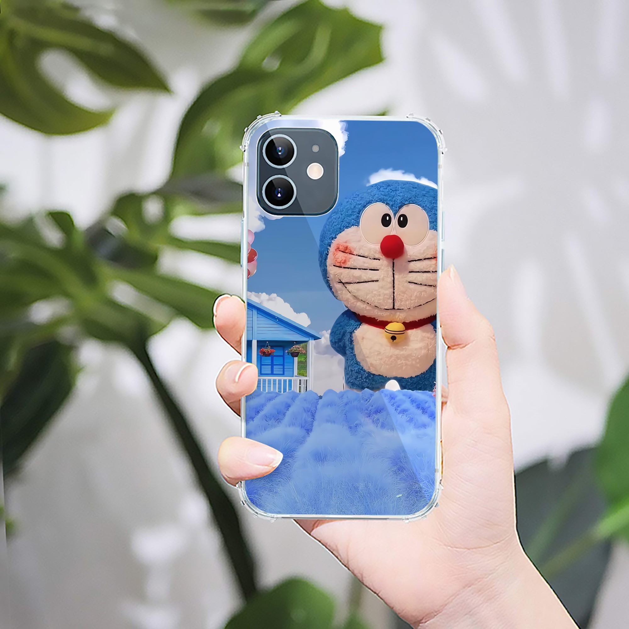 （画像用） ドラえもん Doraemon 【iPhone 12シリーズ対応】透明スマホケース（クリアソフトケース）